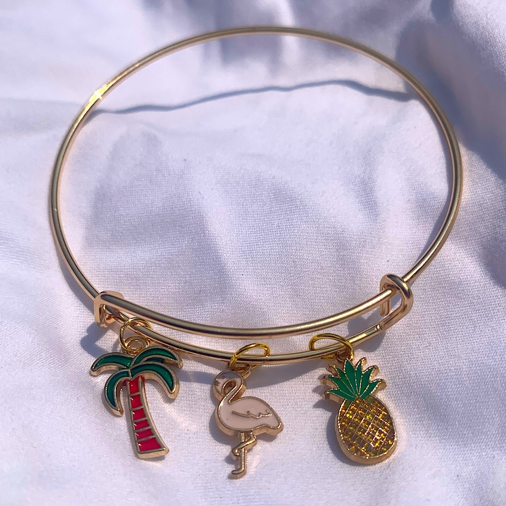 Brand New! Handmade! Adjustable Charm Bracelet